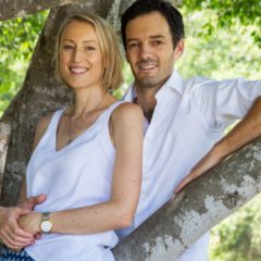 MPA Patient Story - Belinda Smith and man embrace under a tree
